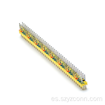 Conector de pasador de paso de 2,54 mm recto 80P